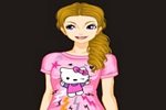 Hello Kitty Fan Dress Up Game